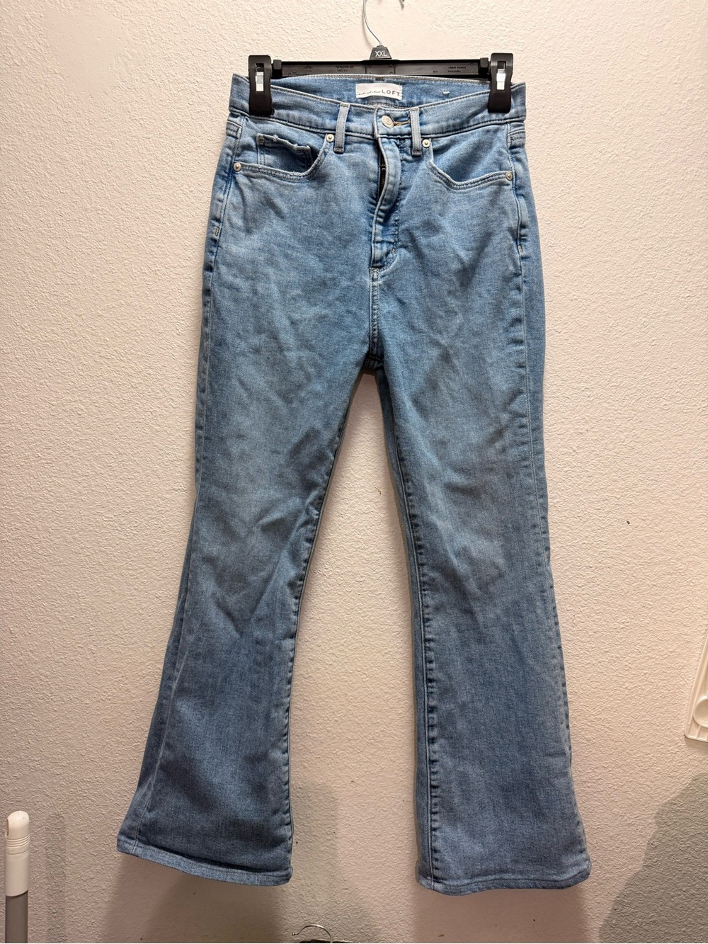 LOFT Light Blue Flare Jeans